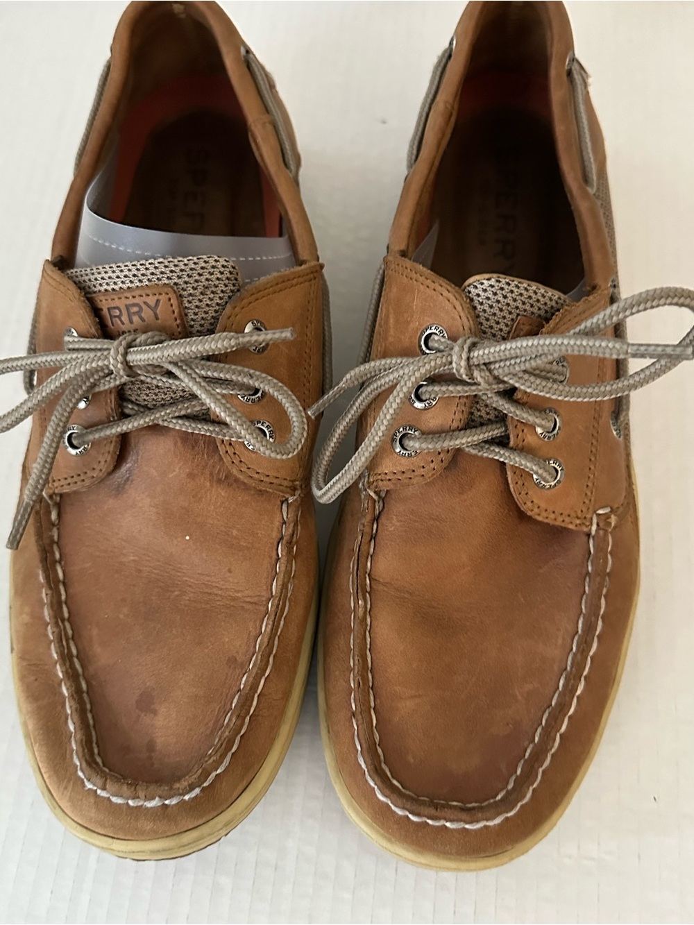 Sperry Top-Sider Billfish 3-Eye Boat Shoes Men’s 11.5 M Dark Tan Leather 0799320